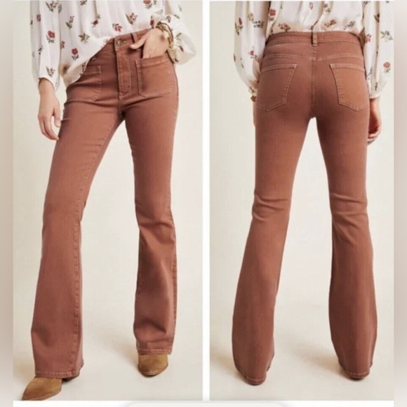 ANTHROPOLOGIE - pilcro & the letter press|  High rise skinny bootcut  | sz 29 - Picture 2 of 6